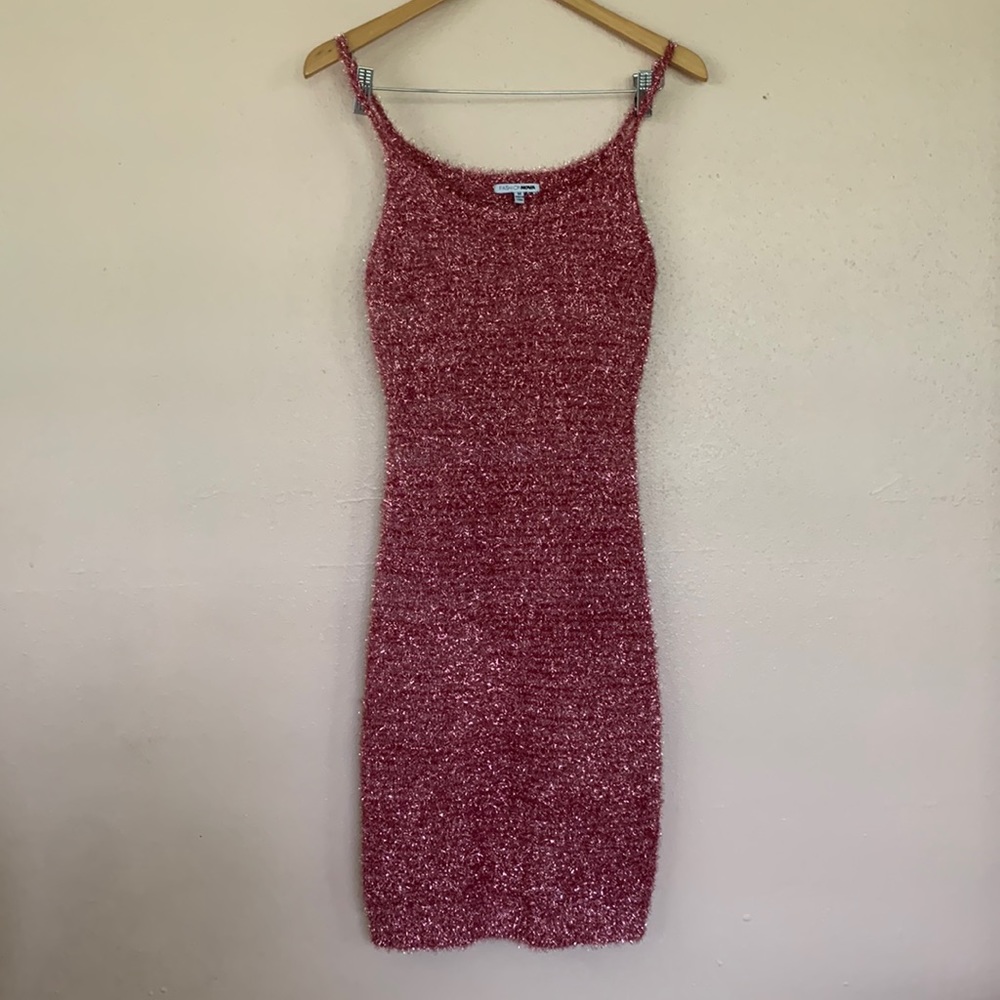 Fashion Nova Barbie Dress Pink M